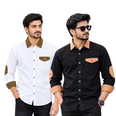 Single Pocket Denim Long Sleeve Shirt